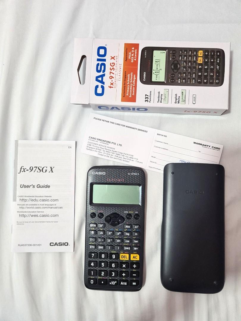 fx97SG X Casio Calculator (SEAB Approved), Hobbies & Toys, Stationery