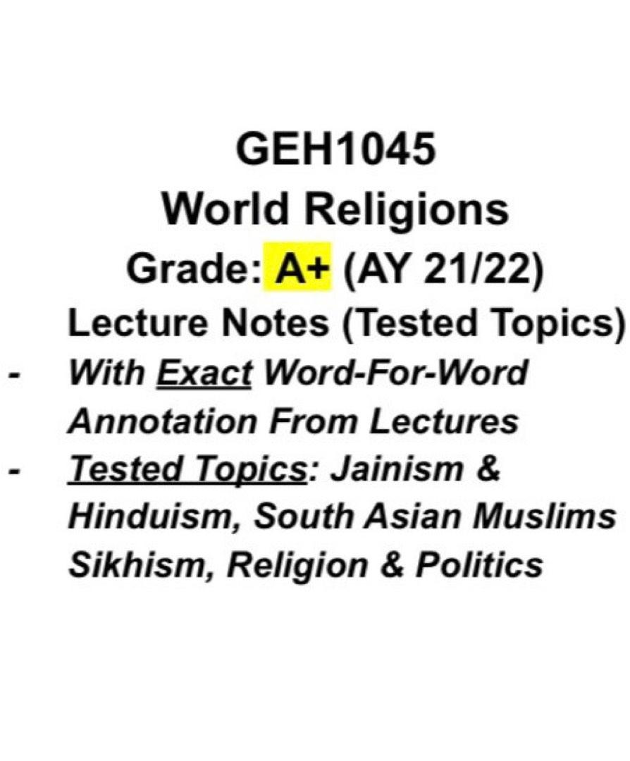 world religion topics