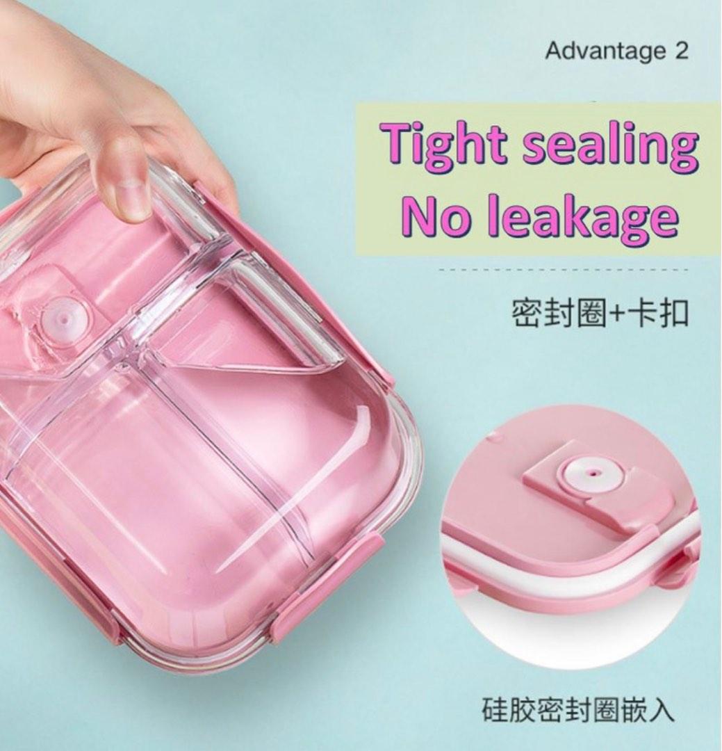 Glass Container Storage Lunch Box, Furniture & Home Living, Kitchenware