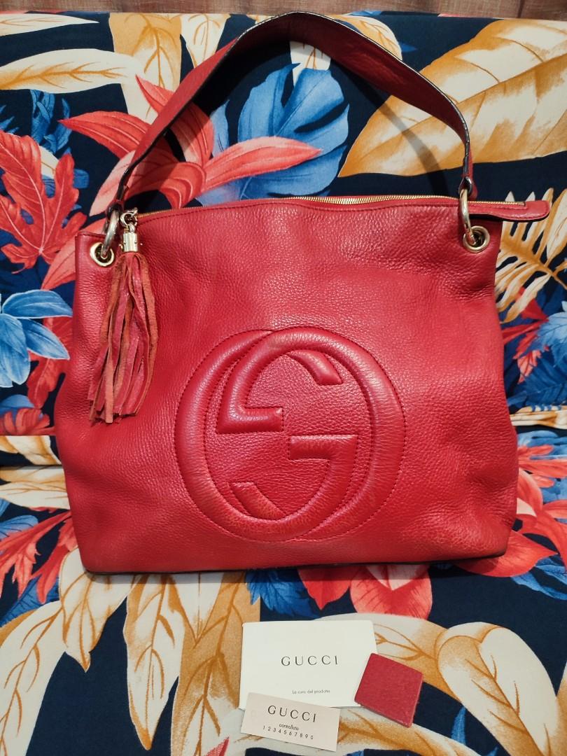 Gucci Soho Flame Red Shoulder Bag, Luxury, Bags & Wallets on Carousell