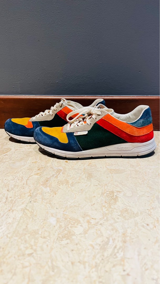 Gucci Suede Sneakers, Men's Fashion, Footwear, Sneakers on Carousell