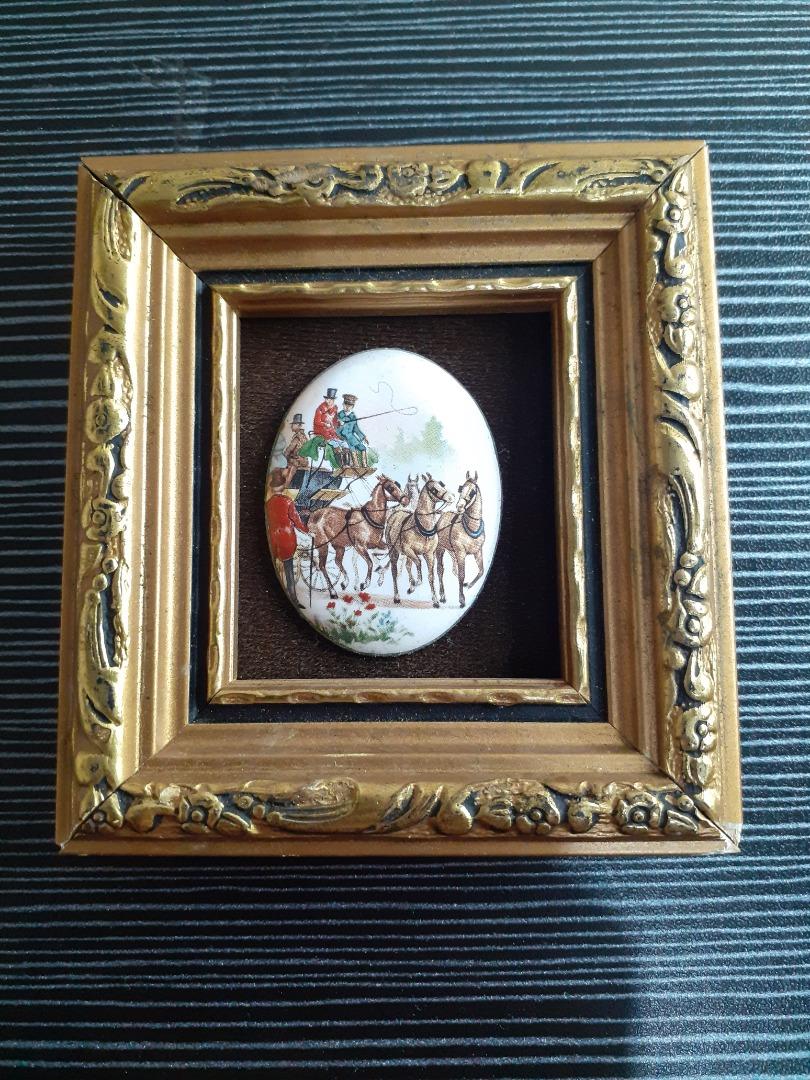 Handmade Enamel Artwork on Copper by P.G. Collins (Category: Wall Decor) located in Paranaque City. Submitted by donjuan_thegreat (Listing ID 1179843300, Image 1). Description: Item in very good vintage condition Purchased in Paris Made in England Material: Copper, Ceramic and Wood Dimensions: H 9 cm L 8.5 cm Thickness 1.8 cm For pick-up in UPS 5 Paranaque or can ship at buyer's expense .