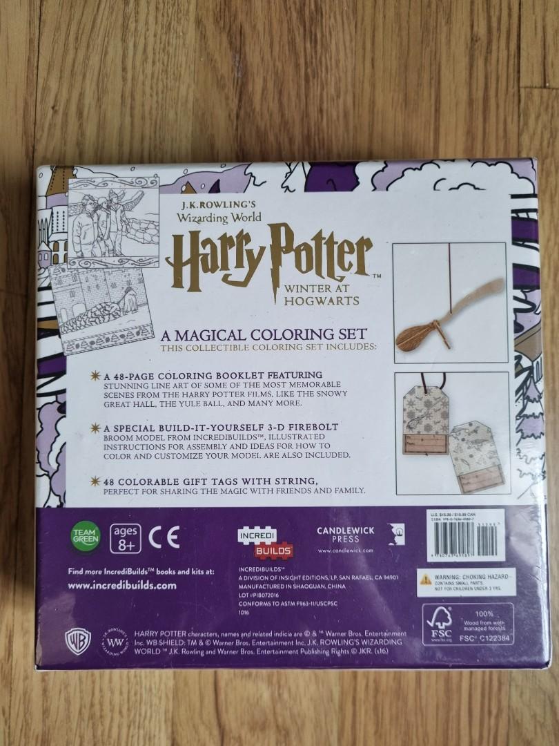 Harry Potter - Coloring Set - Winter at Hogwarts, Hobbies & Toys ...
