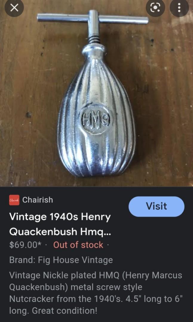 HENRY QUACKENBUSH NUTCRACKER), Hobbies & Toys, Memorabilia & Collectibles, Vintage Collectibles