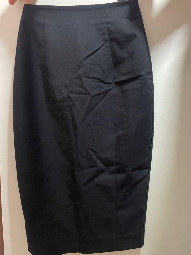 H M Basic Black Pencil Skirt Women s Fashion Bottoms Skirts on