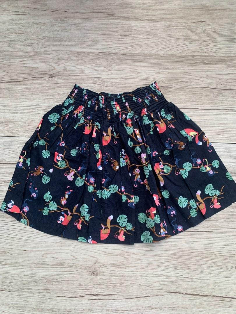 H M Monkey Skirt Babies Kids Babies Kids Fashion on Carousell
