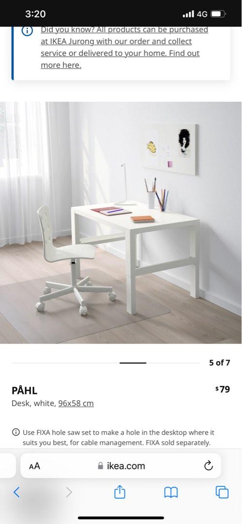 Ikea PAHL kids desk tables, Babies & Kids, Baby Nursery & Kids