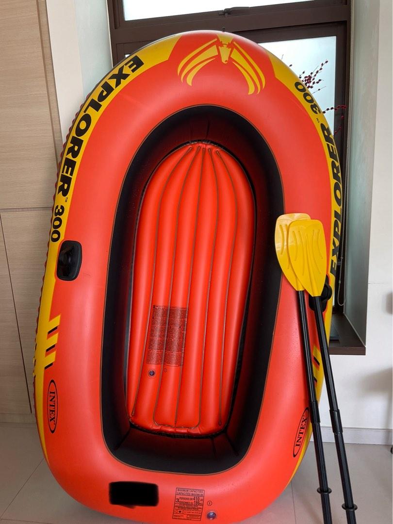 INTEX explorer 300 inflatable boat, TV & Home Appliances, Other Home ...