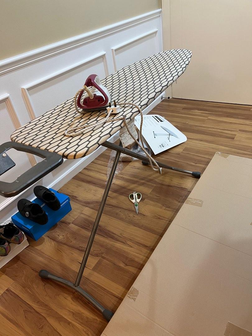 Iron tefal and iron board ikea, Furniture & Home Living, Cleaning