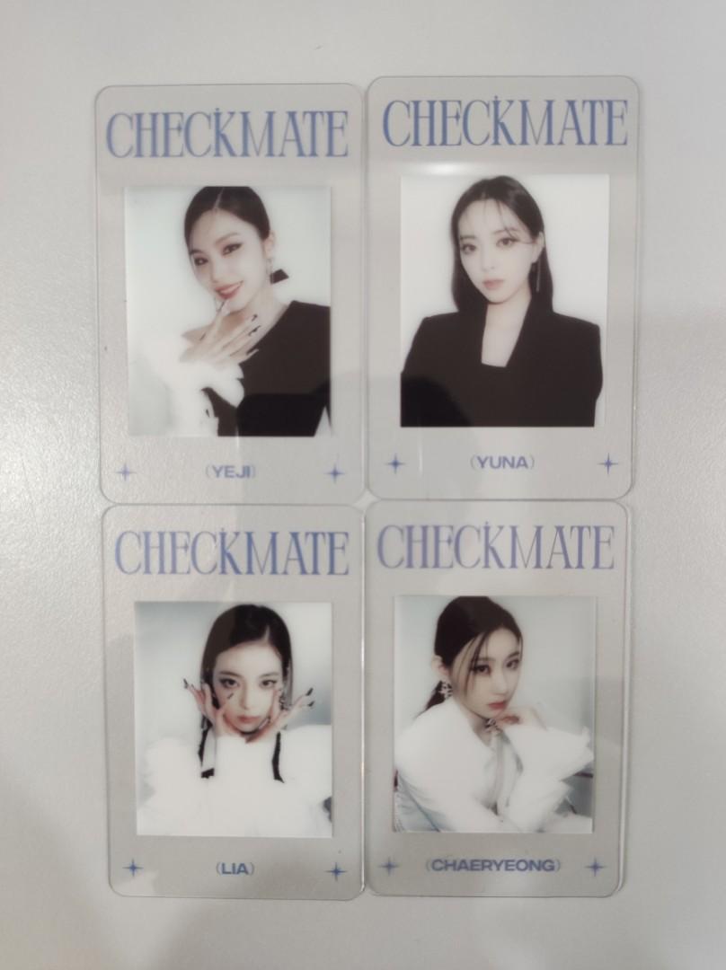 ITZY 5th Mini Album Checkmate Official Photocard Clear Card Special Card  KPOP