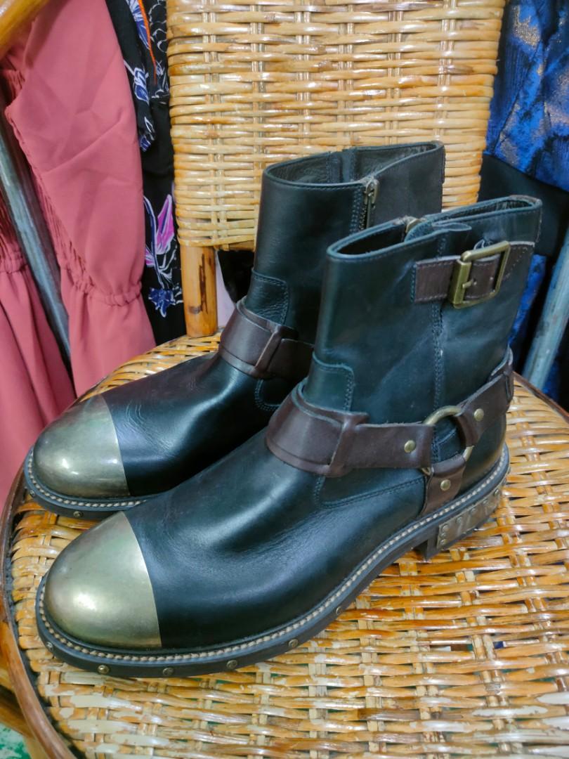 J75 JUMP Studded Booties Ankle Boots Men s Fashion Footwear