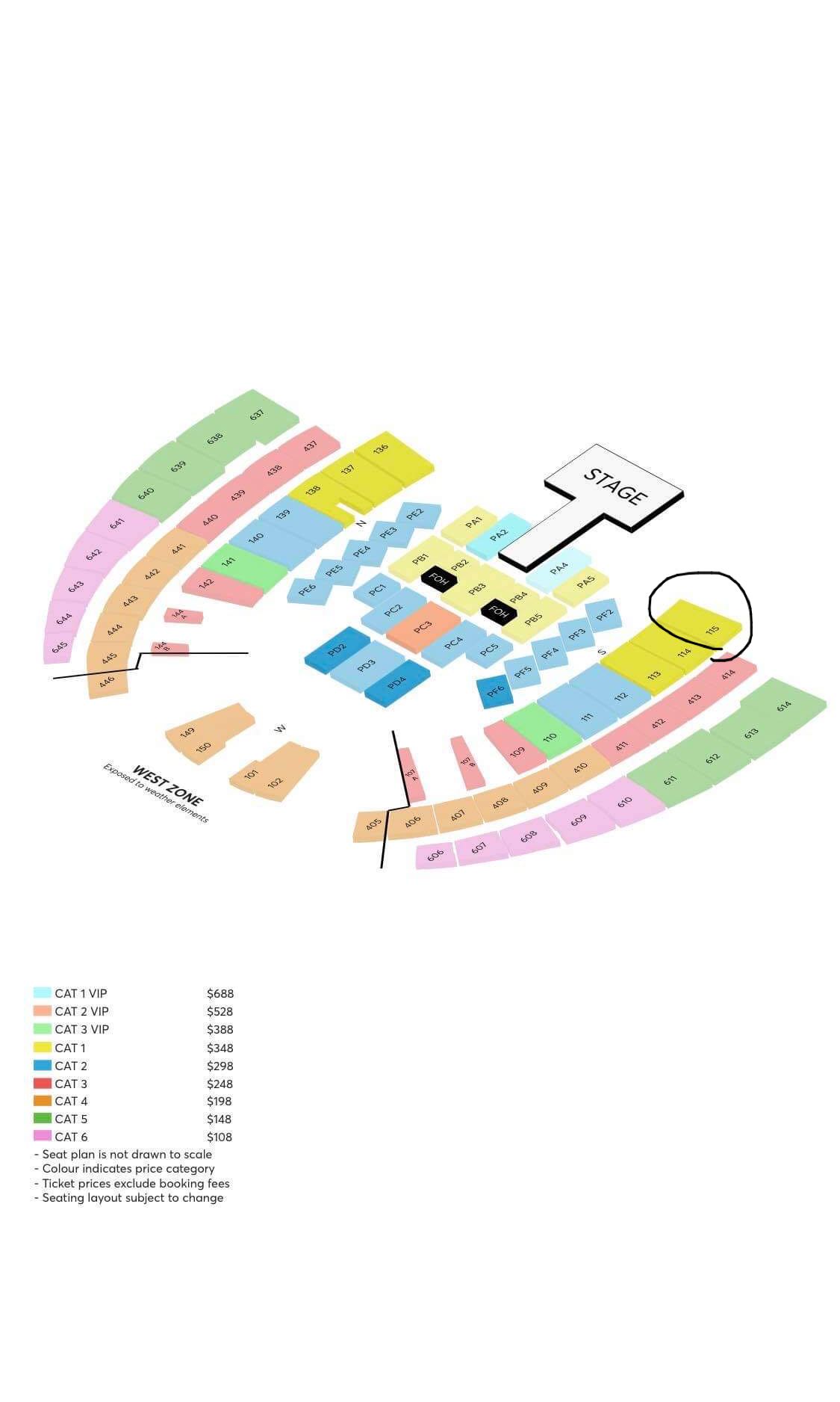 Justin Bieber ticket, Tickets & Vouchers, Event Tickets on Carousell