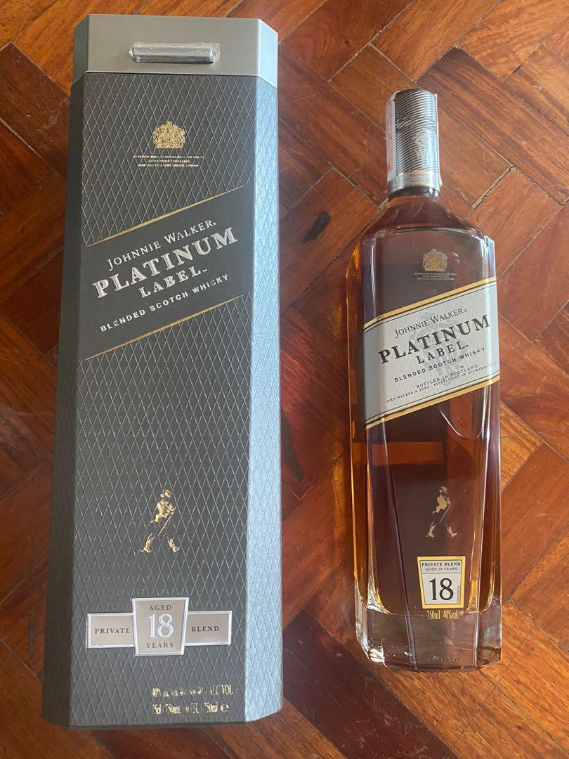 Johnny Walker platinum label 18yrs, Food & Drinks, Beverages ...