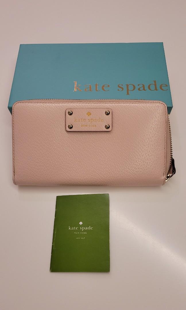 Kate Spade Wallet in Pastel Pink, Women's Fashion, Bags & Wallets
