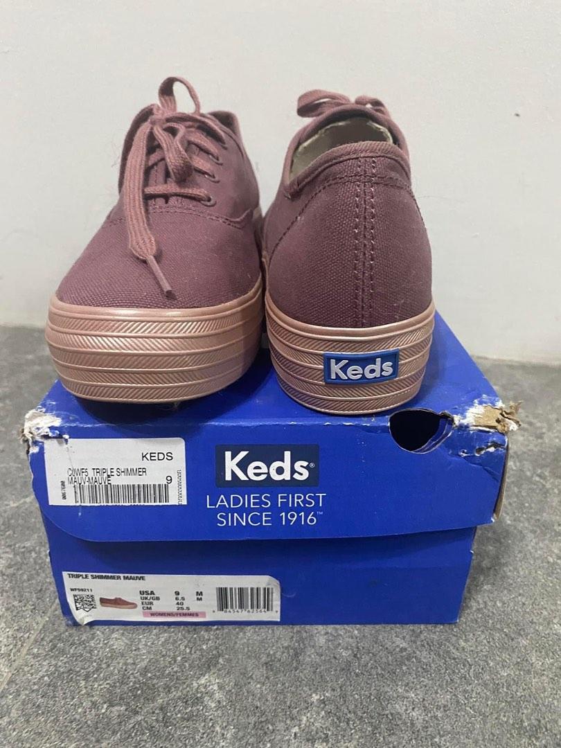 Keds triple shimmer mauve 2025
