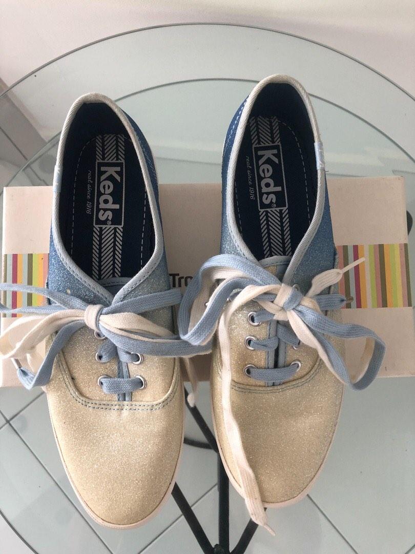 Keds Women Champion Ombre Blue Glitter