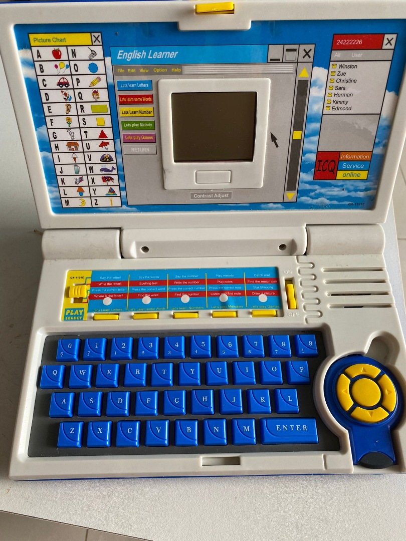 Kids Early Learning Laptop 20 Activities English Learner Kids Laptop computer