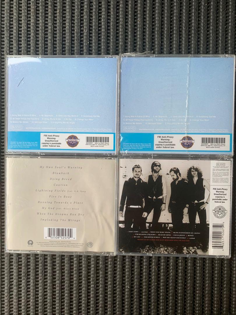Killers CD different albums (Category: CDs & DVDs) located in Las Pinas. Submitted by kinganalog (Listing ID 1179812281, Image 2). Description: The Killers CDs different albums. P350 each except for the sealed one P450. Cover VG, Media VG+ to EX. Shipping nationwide via Jrs or LBC. Payment can be made via Gcash. COD is okay at buyer’s account and expense. Check out our shop King Analog located at Las Pinas..