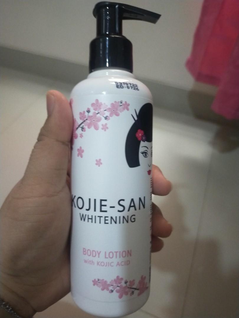 Kojie san whitening body lotion with kojic acid, Kesehatan & Kecantikan, Kulit, Sabun & Tubuh di