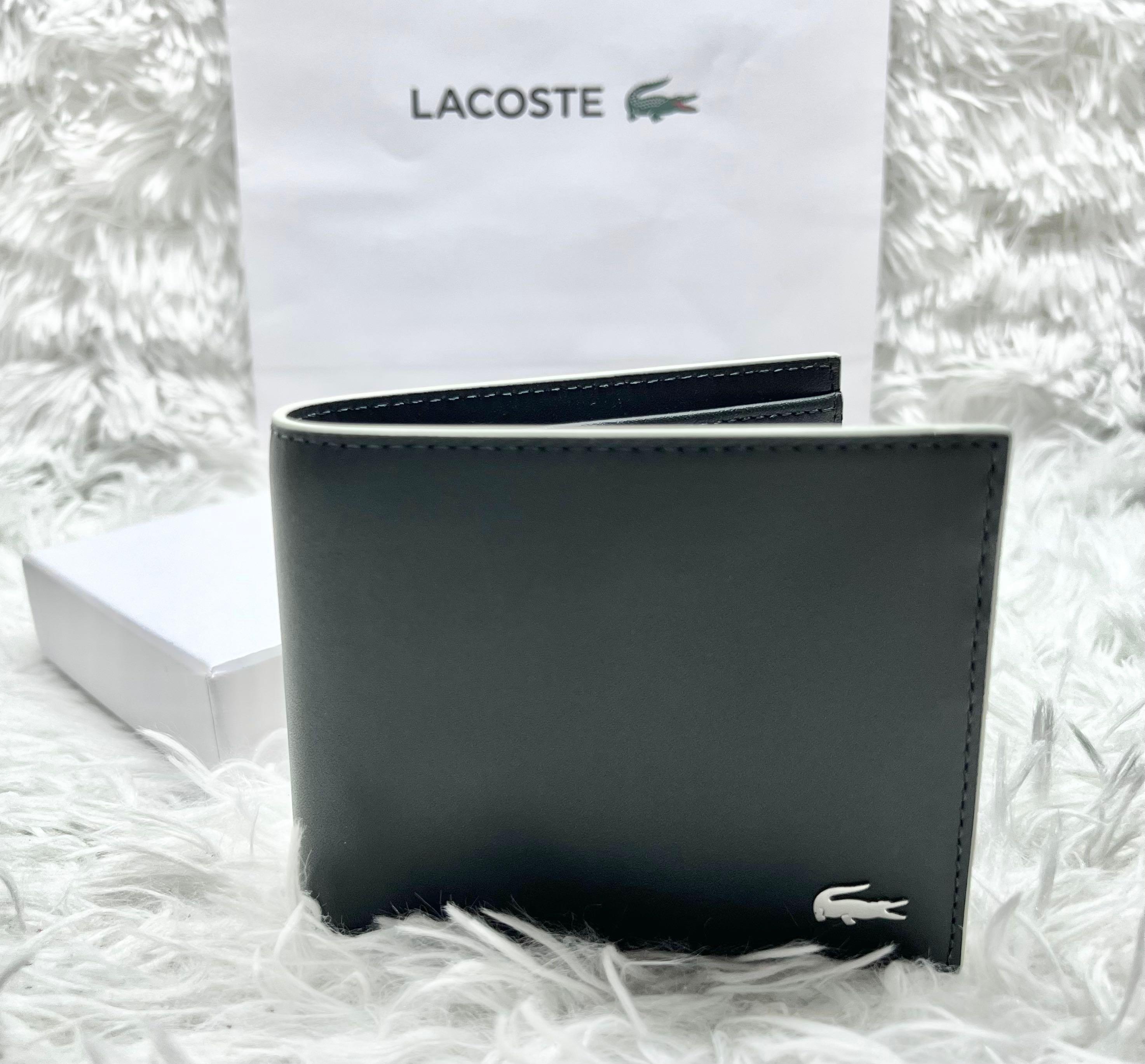 Lacoste Men's Fitzgerald Dark Green Billfold Wallet. 100% Cow Leather $98.,  Men's Fashion, Watches u0026 Accessories, Wallets u0026 Card Holders on Carousell