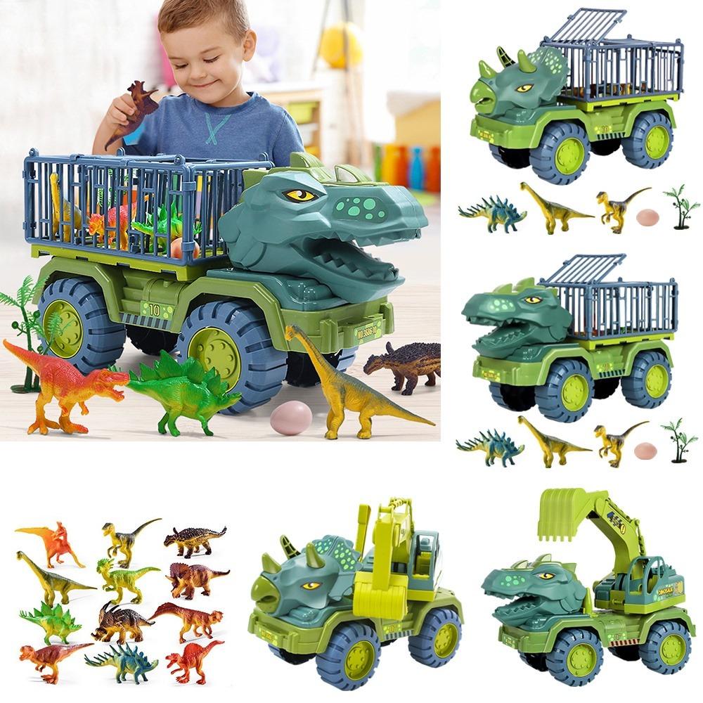 Large Dinosaur Engineering Trucks Children's Toys Excavators Dump ...