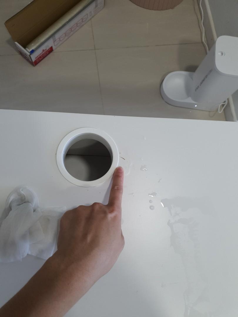 IKEA MICKE DESK WHITE with CABLE MANAGEMENT STORAGE DESK WFH STUDY