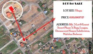 LOT FOR SALE @ DREAMCREST HOMES SUBDIVISION, MALOLOS, BULACAN