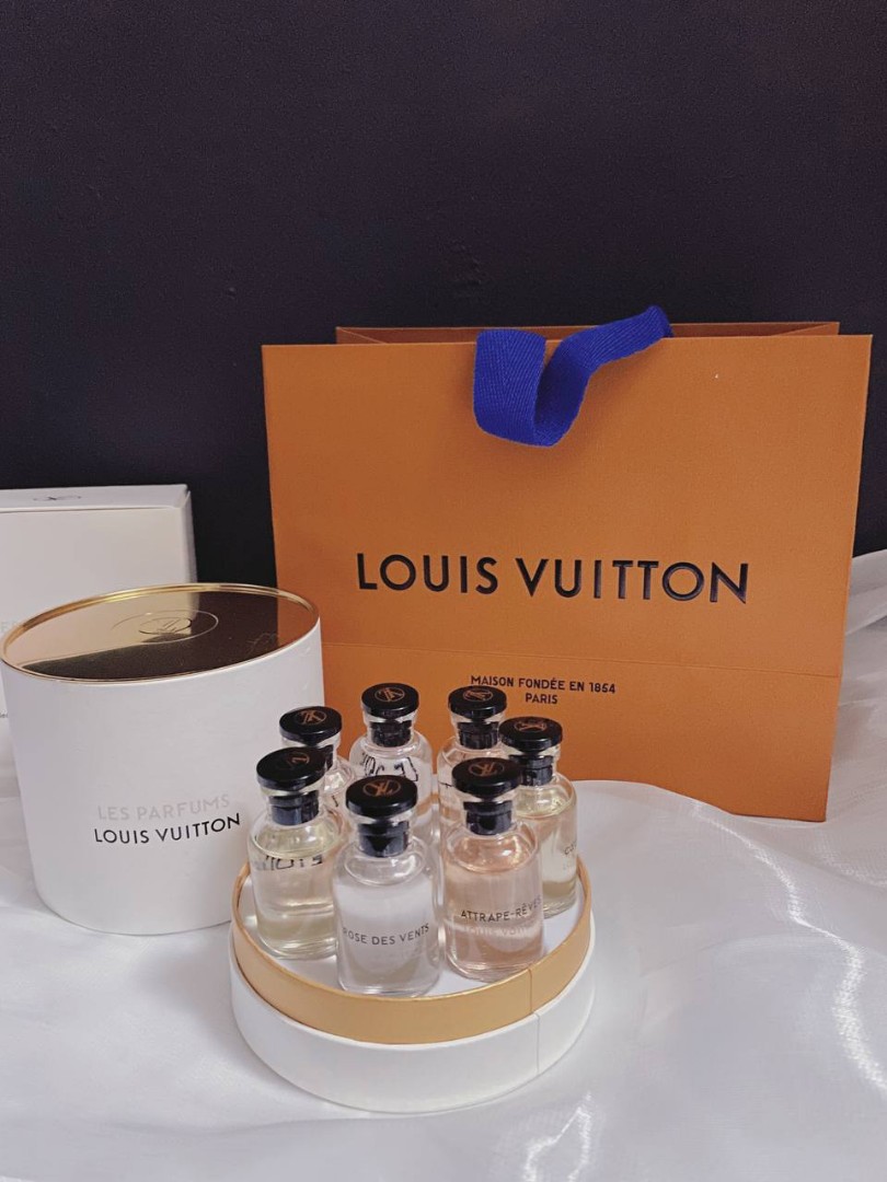 Free Paper Bag) LV perfume Gift Set by Louis Vuitton set 5 in 1 Each 10 mL