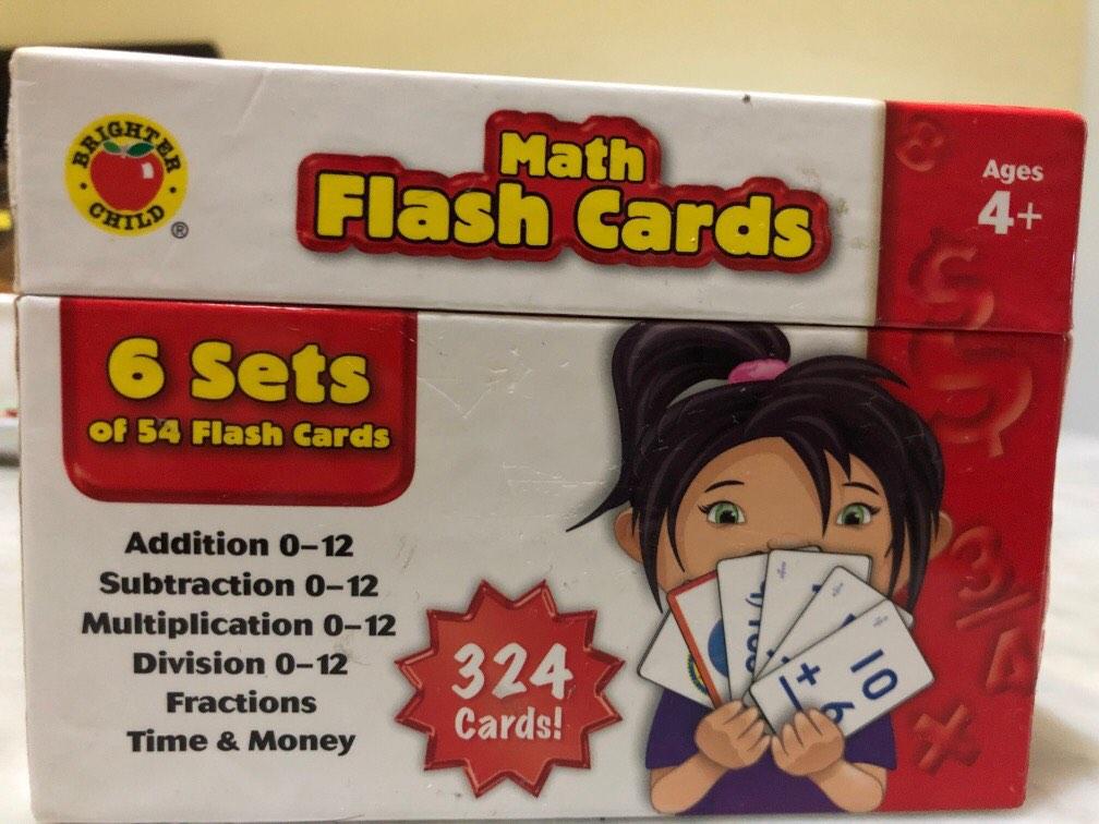 Math Flash Cards, Babies & Kids, Baby Nursery & Kids Furniture, Other