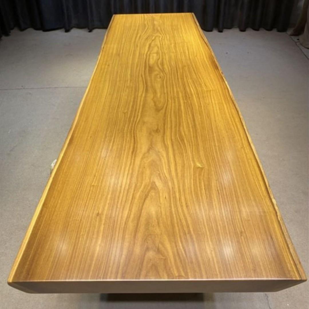 MEJA KAYU JATI 3 METER 1 SLAB / LEMBAR, Perabotan Rumah di Carousell