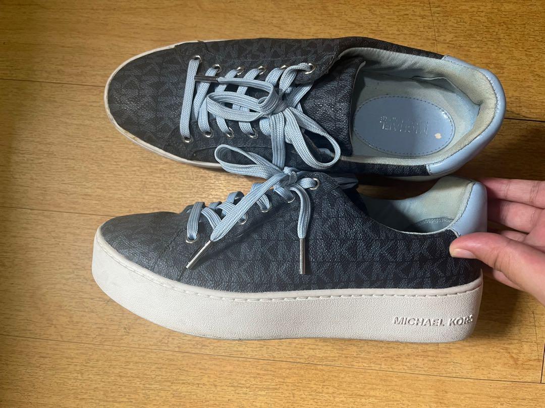 Michael kors hot sale blue sneakers