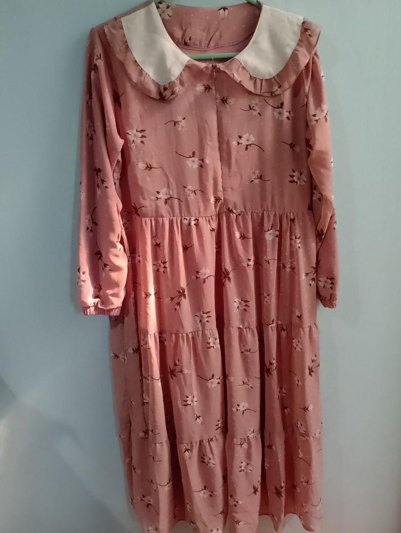 Dress midi cantik hotsell