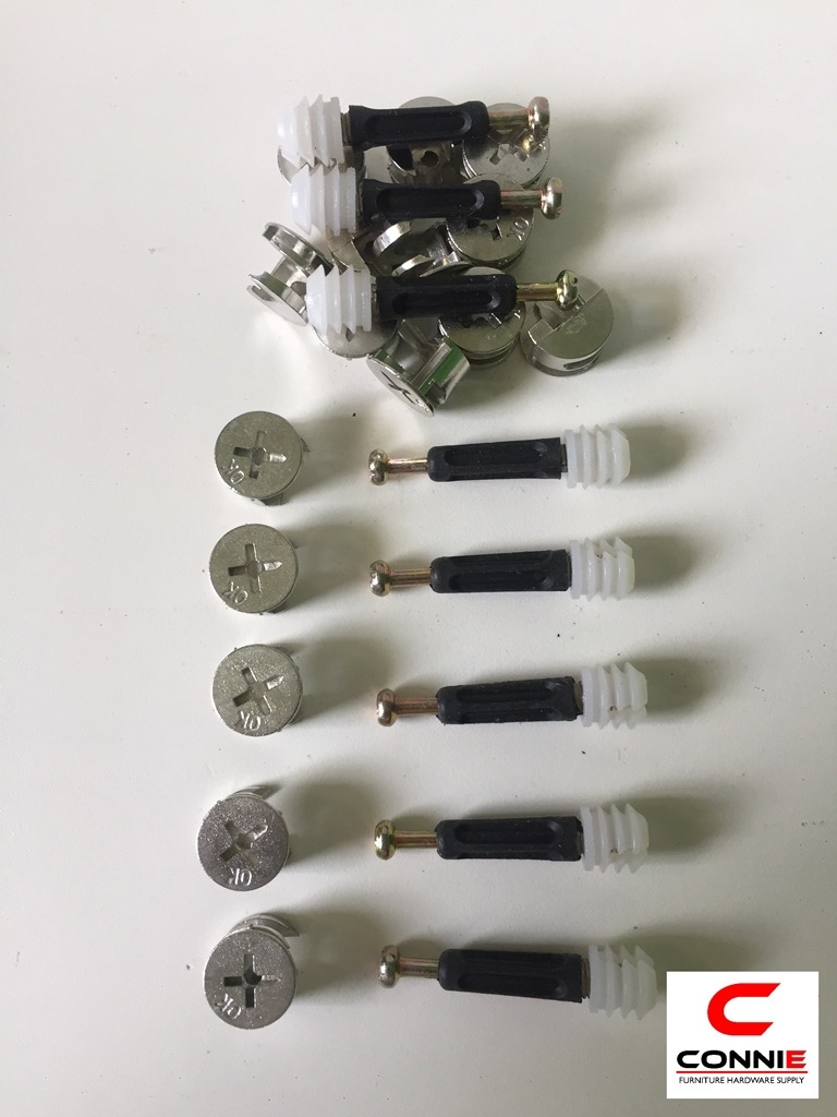 Minifix Bolt+Housing/Cam+Dowel ( 1 pack = 10 pcs), Commercial