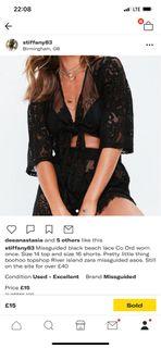 Missguided Lace Coords Coordinate Set L XL