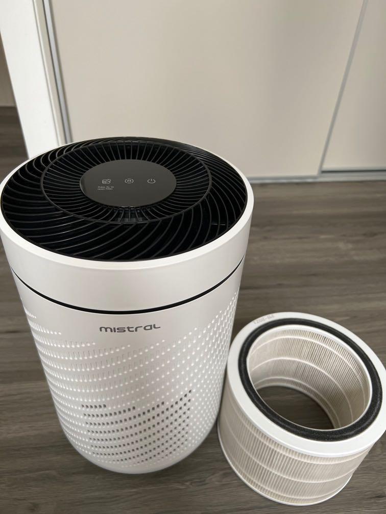 Mistral air purifier with HEPA filter , white, TV & Home Appliances