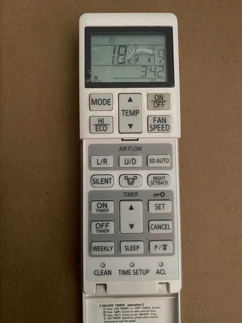 MITSUBISHI Heavy Industries Aircon Remote Control, TV & Home Appliances