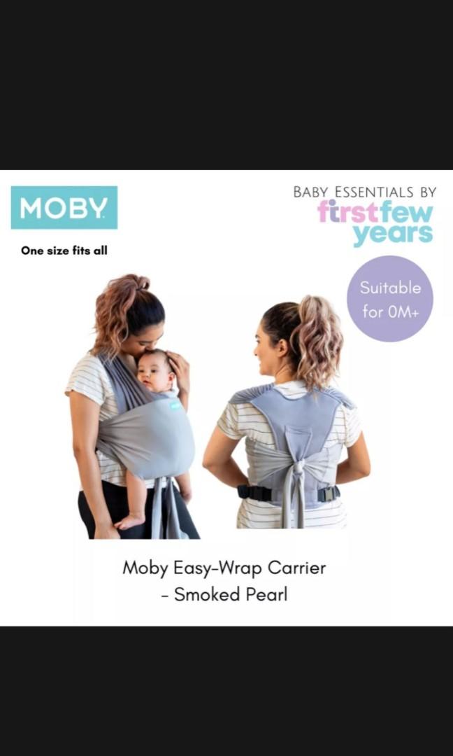 Moby EasyWrap CarrierSmoked Pearl, Babies & Kids, Going Out, Carriers