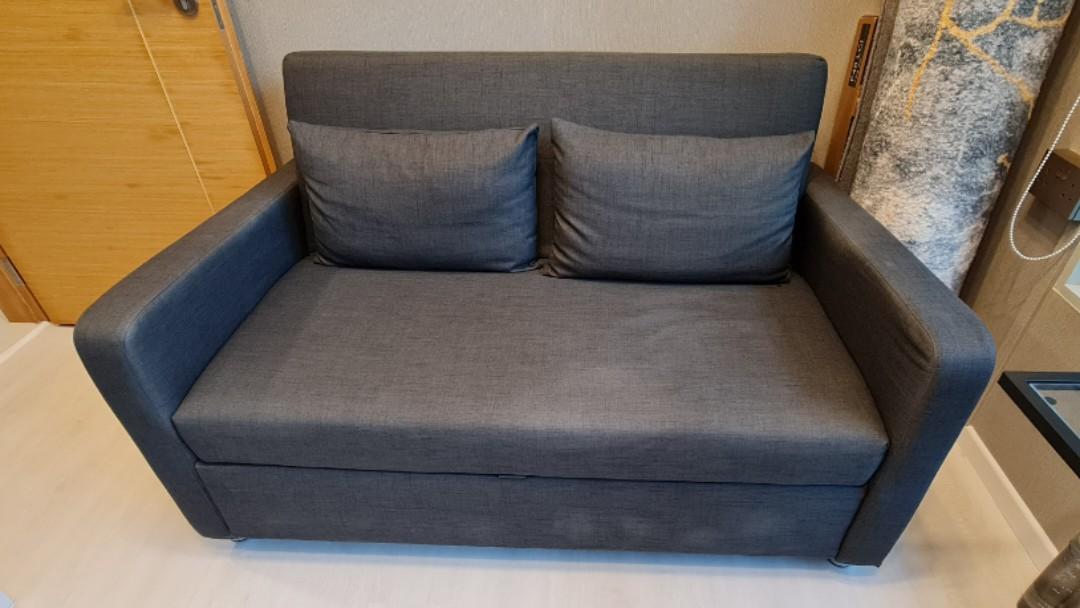 Motti Sofa Bed, Grey (2.5 Seater), Furniture & Home Living, Furniture