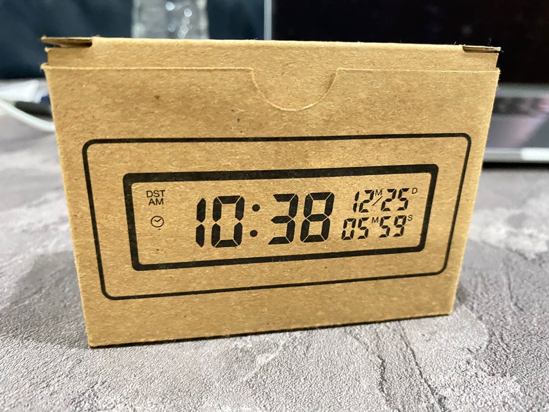 Muji Digital Timer Clock, Furniture & Home Living, Home Decor, Clocks