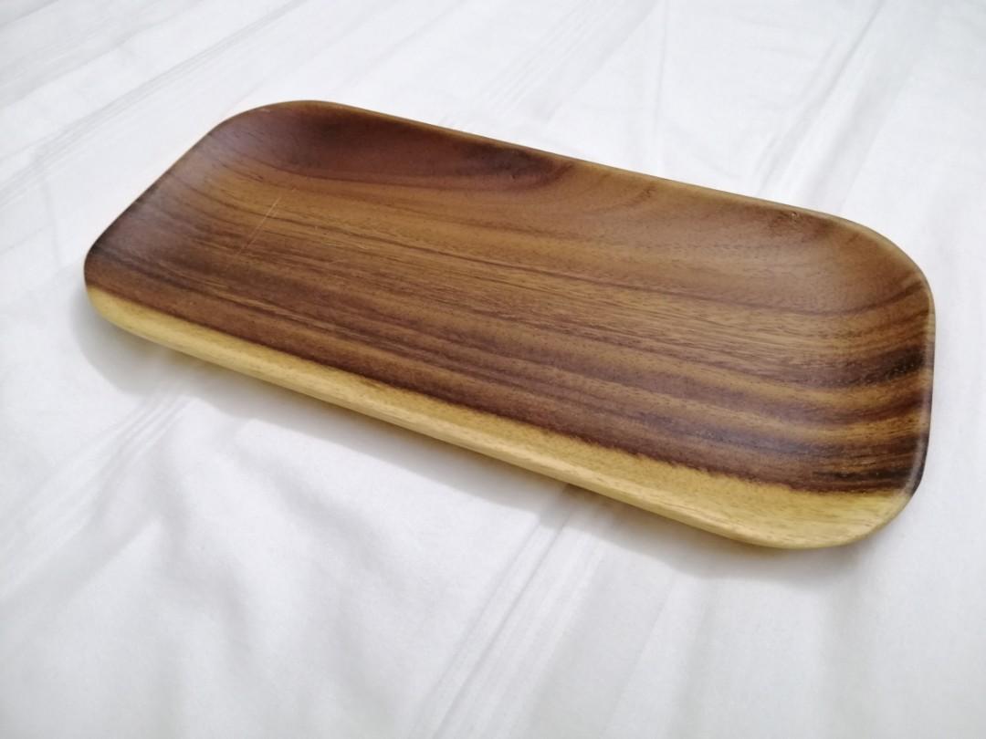 Muji wooden tray, Furniture & Home Living, Kitchenware & Tableware