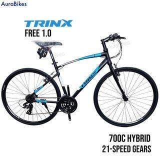 New TRINX FREE 1.0 Hybrid Bike 700C Bicycle