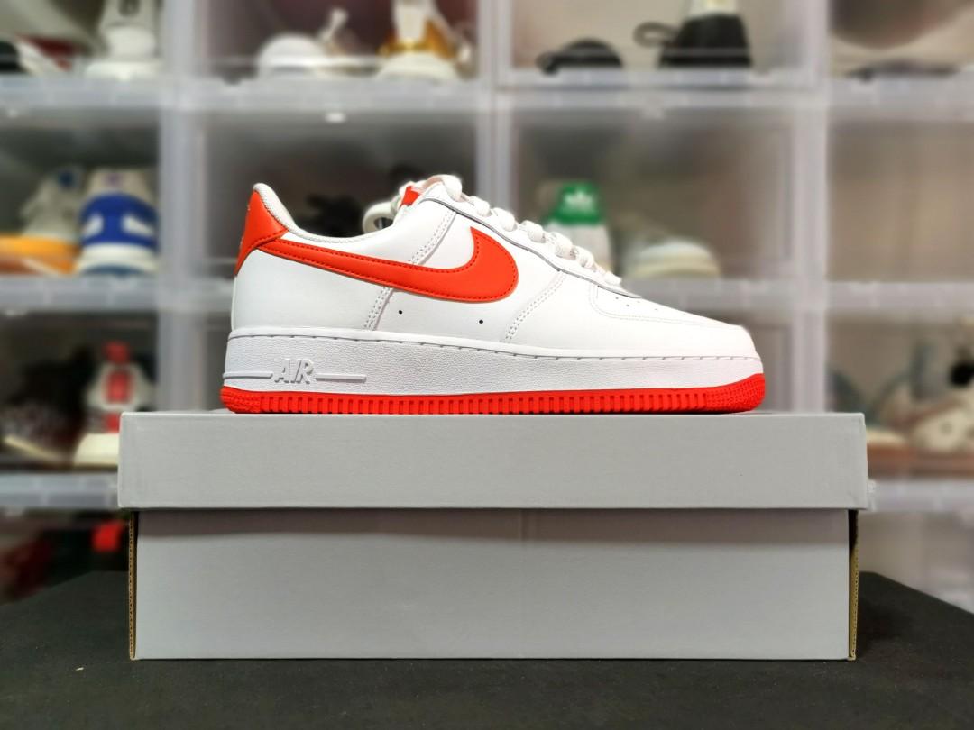 Nike air deals force team orange