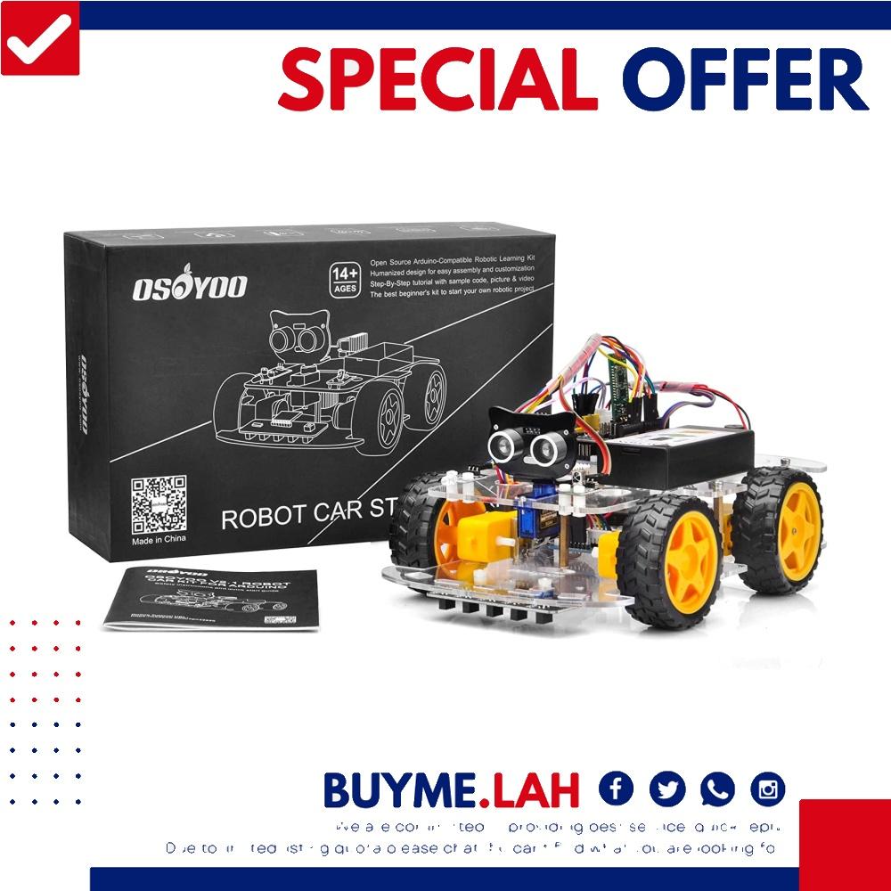 OSOYOO Robot Car Starter Kit for R3 STEM Remote Controlled Educational Motorized Robotics for