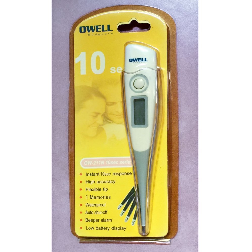 Owell Digital thermometer, Health & Nutrition, Thermometers on Carousell