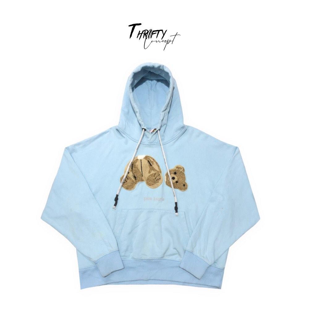 Sky blue sales palm angels hoodie