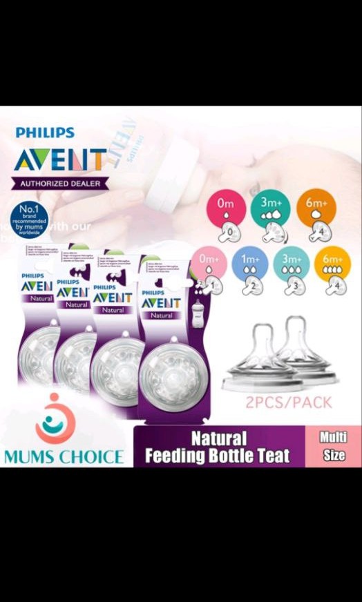 Philips Avent Baby Feeding Bottle Natural Teats, Babies & Kids, Nursing ...