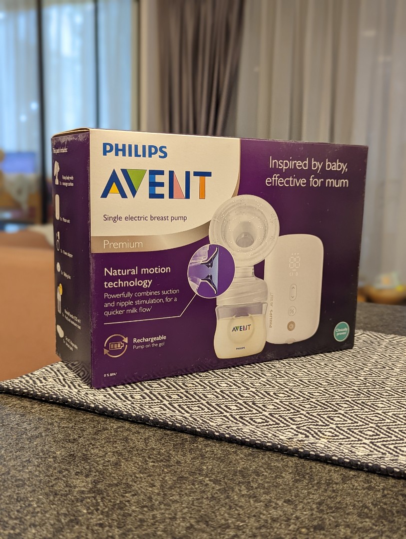 Philips Avent Single Premium Electric Breast Pump (Latest Model), Babies &  Kids, Nursing & Feeding, Breastfeeding & Bottle Feeding on Carousell