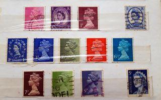 Pope John Paul II Visit - Queen Elizabeth Stamps - 1 lot