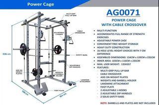 Power Cage with Cable Crossover