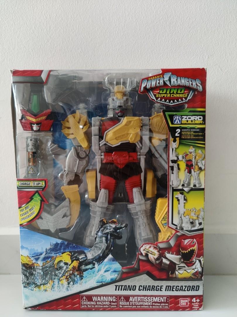 Power Ranger Dino Supercharge Titano Charge Megazord, Hobbies & Toys ...